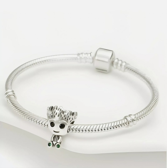 NEW! 925 Sterling Silver Charm Bead for Bracelet, Tree Stud - Picture 3 of 5